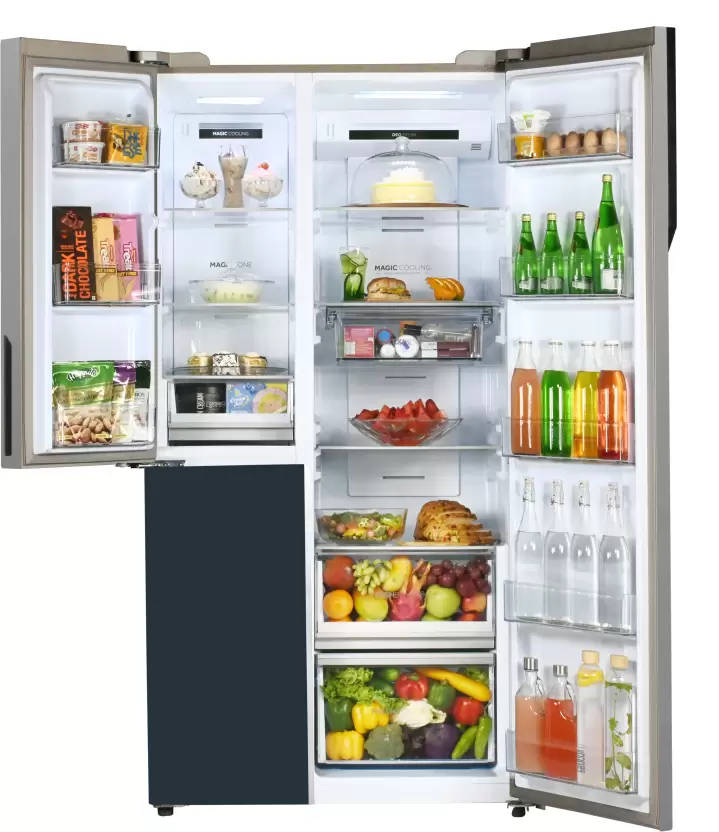 HRT-683GOG-P 628 L Inverter Frost Free Triple Door Refrigerator