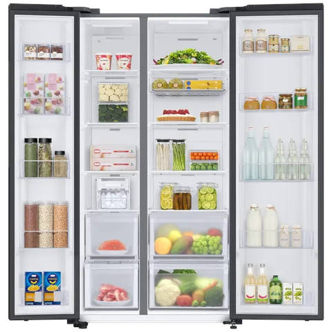 RS76CB811333HL 653 L 3 Star Inverter Frost Free Side By Side Door Refrigerator