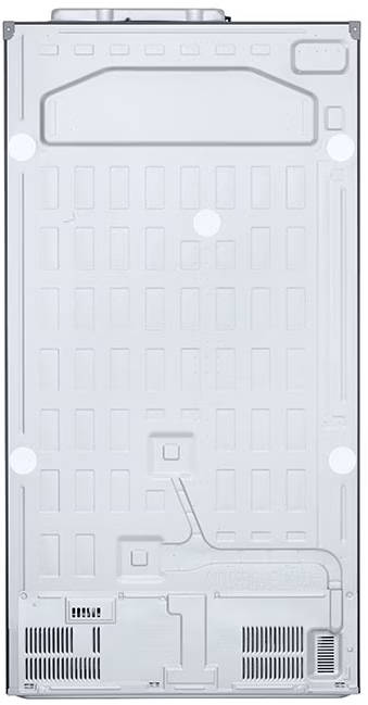 GL-B257DBMX 655 L 3 Star Inverter Frost Free Side By Side Door Refrigerator