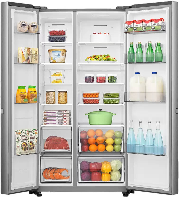 RS688N4SSVWI 688 L Frost Free Side By Side Door Refrigerator