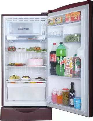 GLDF214SGWS1PB 200 L 4 Star Direct Cool Single Door Refrigerator