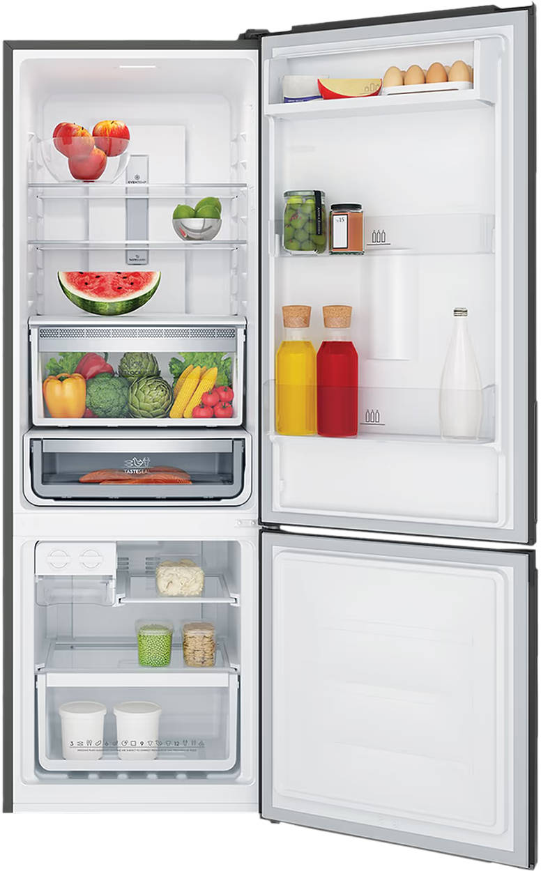 UltimateTaste 300 EBB3702K-H 360 L 2 Star Inverter Frost Free Bottom-Mount Freezer Refrigerator