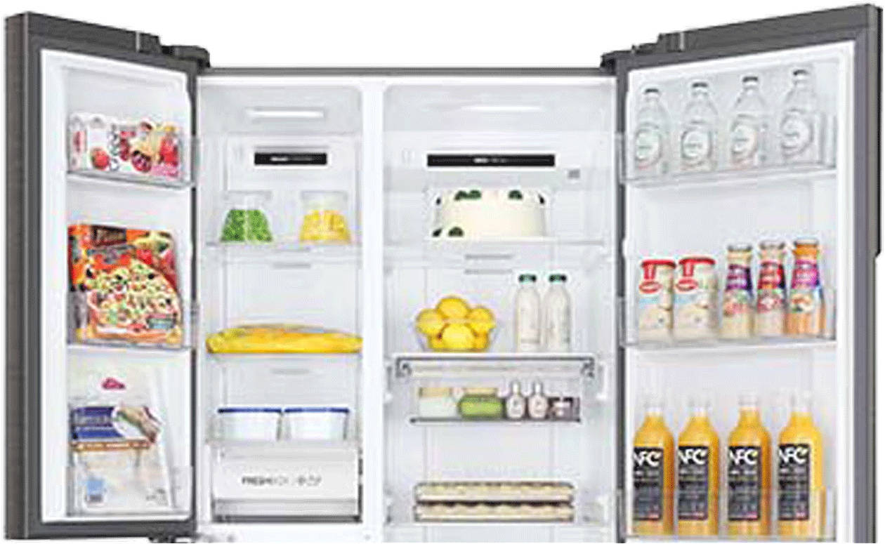HRT-683IS 628 L Inverter Frost Free Side By Side Door Refrigerator