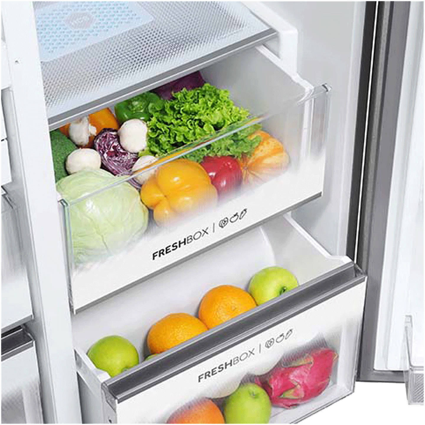 HRT-683IS 628 L Inverter Frost Free Side By Side Door Refrigerator