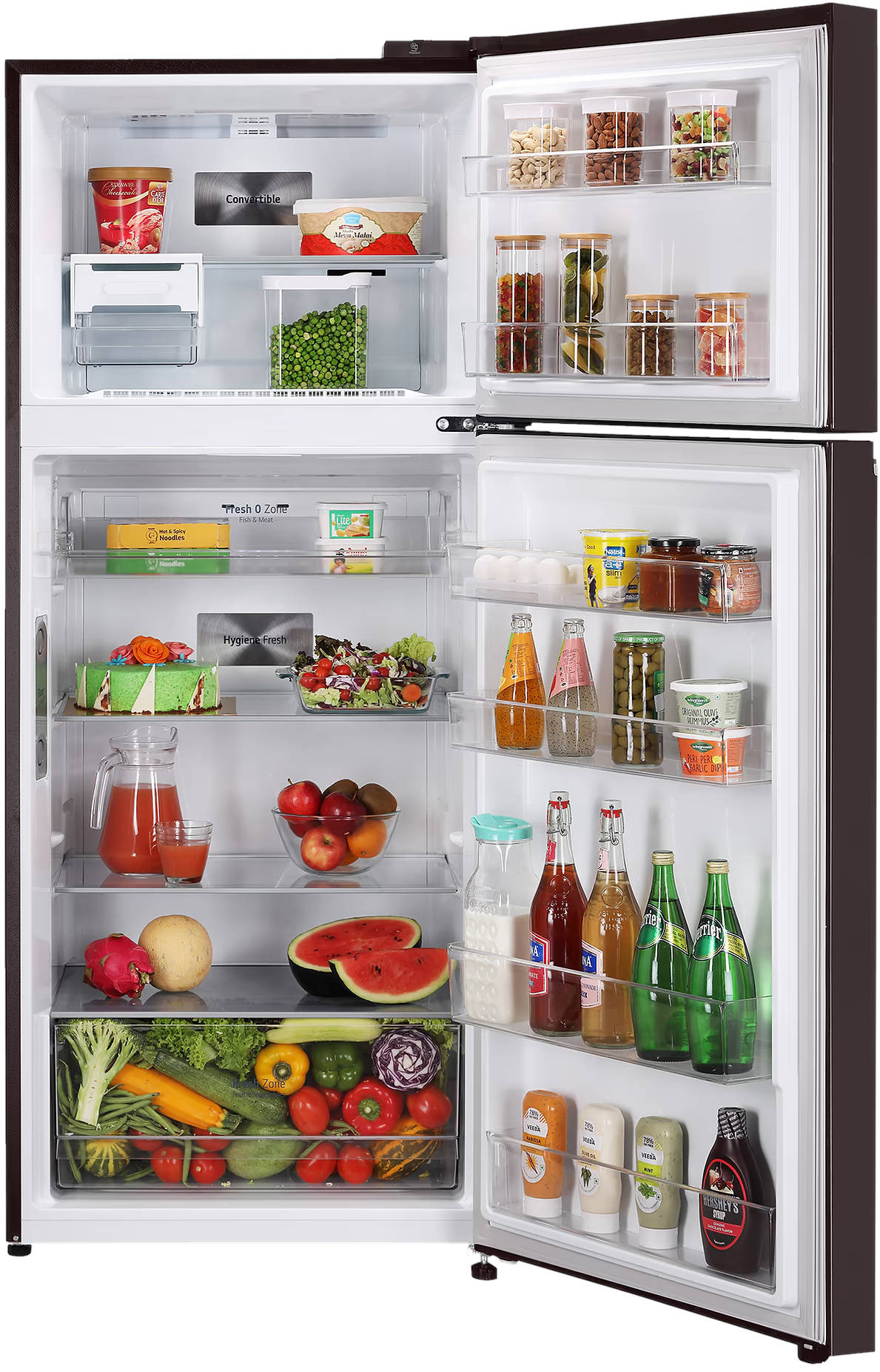 GL-T412VRSX 408 L 3 Star Inverter Double Door Refrigerator