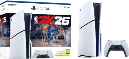 PlayStation 5 Slim Gaming Console - NBA 2K26 Bundle