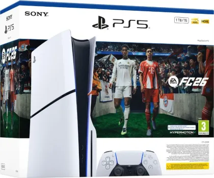PlayStation 5 Slim Gaming Console - EA SPORTS FC 26 Bundle