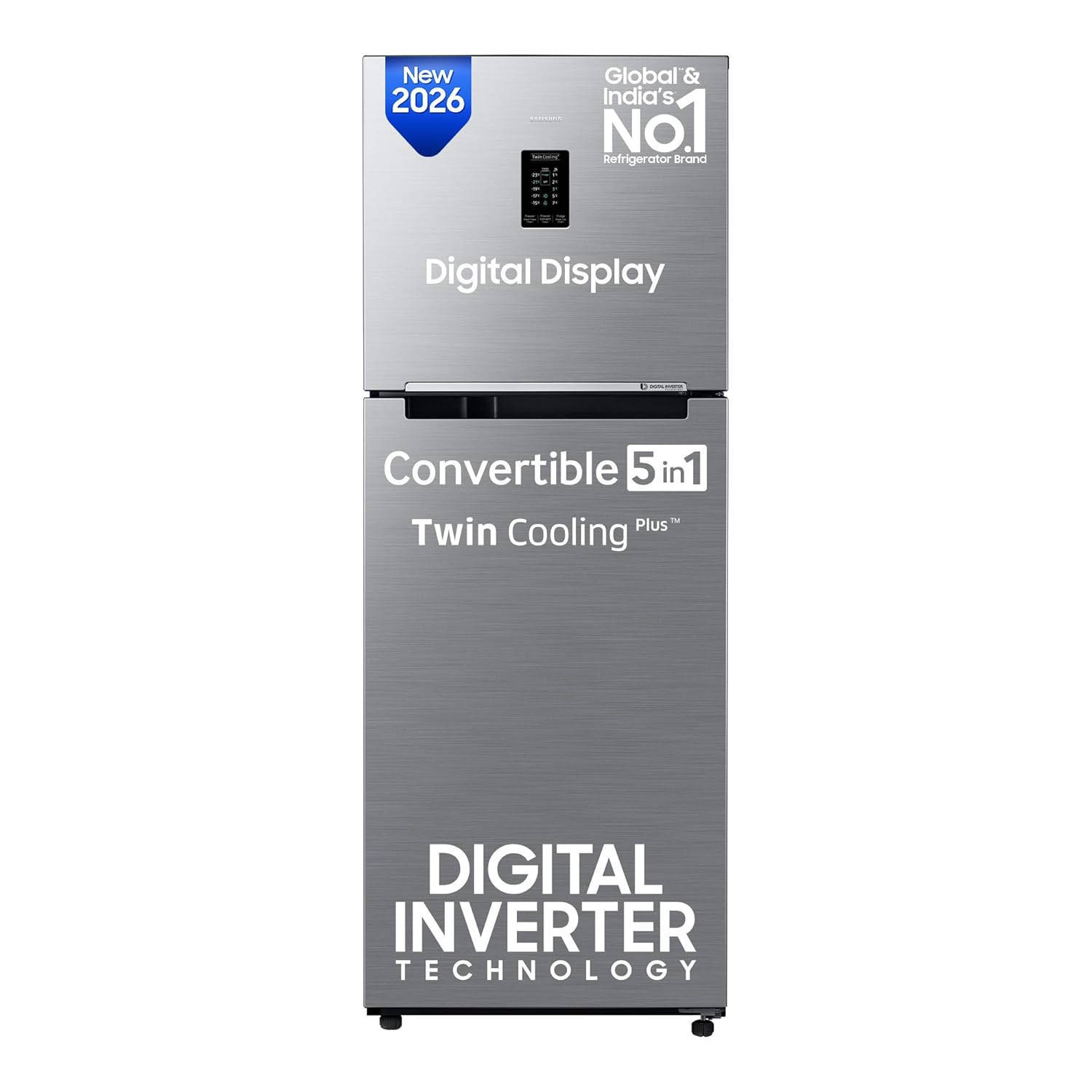 rt31h4522s9 301 L 2 Star Inverter Frost Free Double Door Refrigerator