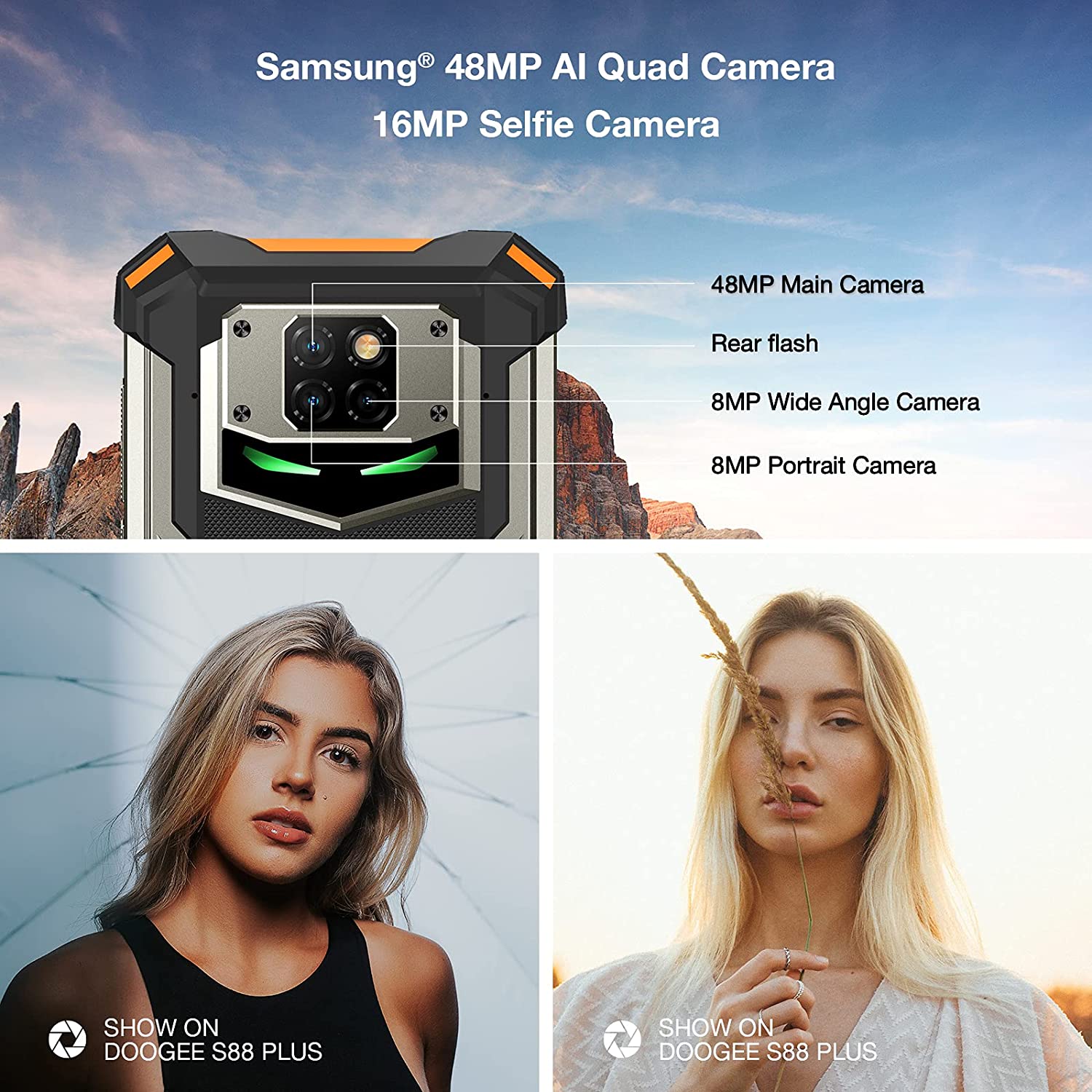 S88 Plus 8 GB RAM 128 GB Storage Orange