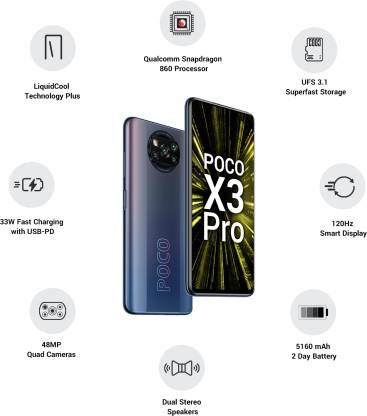 Poco X3 Pro 6 GB RAM 128 GB Storage Black
