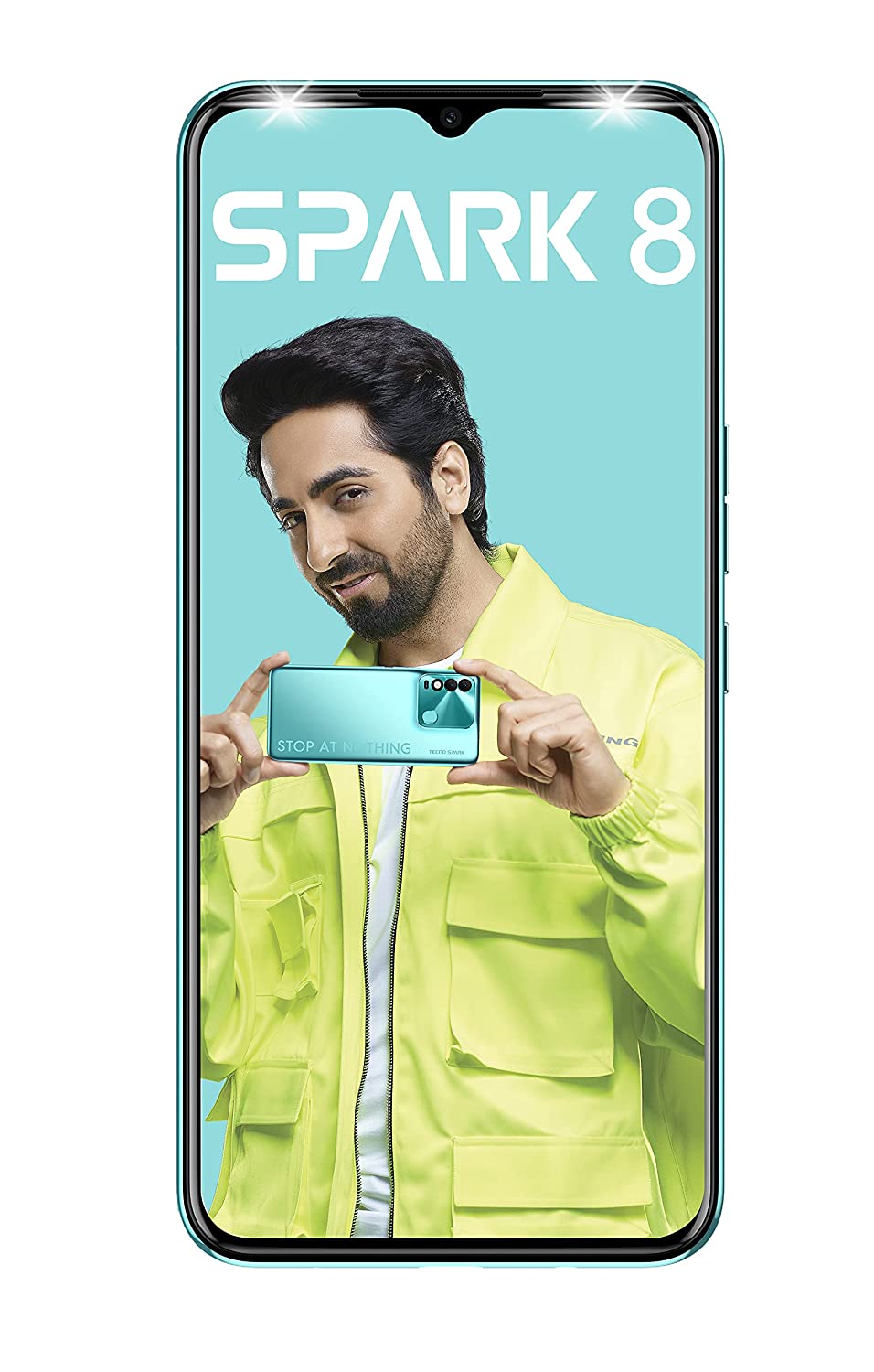 Spark 8 2 GB RAM 64 GB Storage Cyan