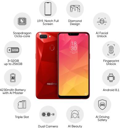 2 3 GB RAM 32 GB Storage Red