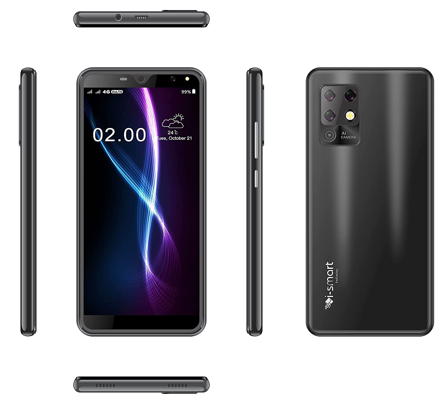 i1 Infinity 2 GB RAM 16 GB Storage Black